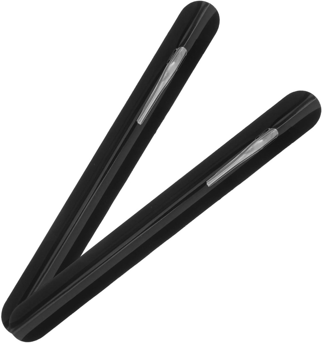 Tafelkruimelverzamelaar - Kruimelveger RVS - Tafels Schoonmaken - Ergonomische Grip - 2 Stuks - Zwart