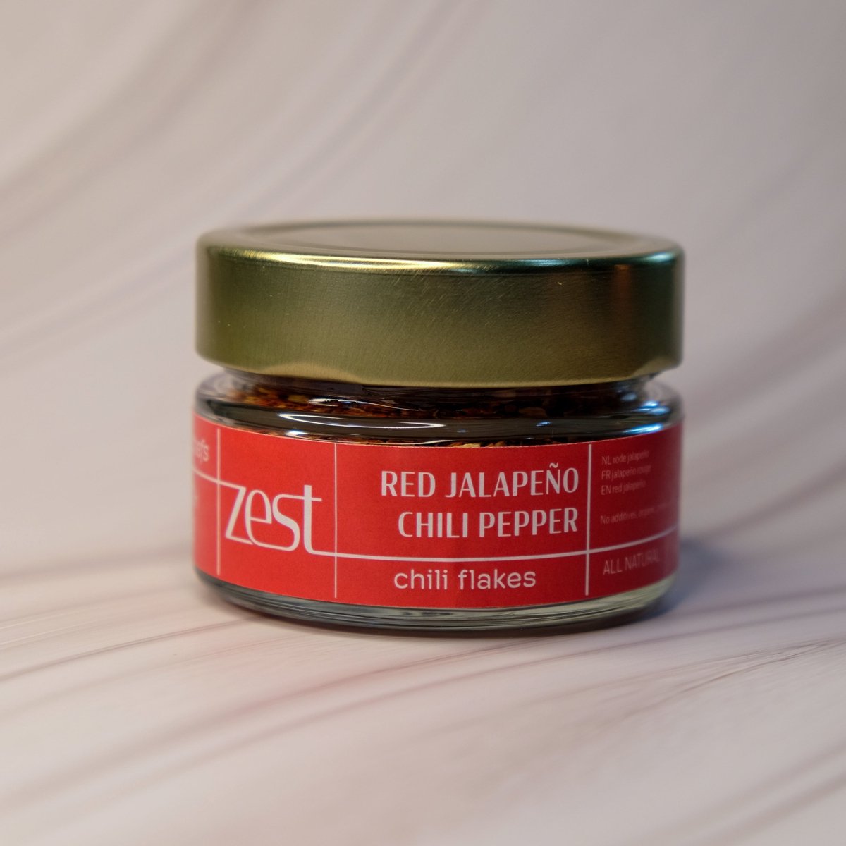 Red Jalapeño Chili Flakes – Medium Chilivlokken 45g – ZEST Spices