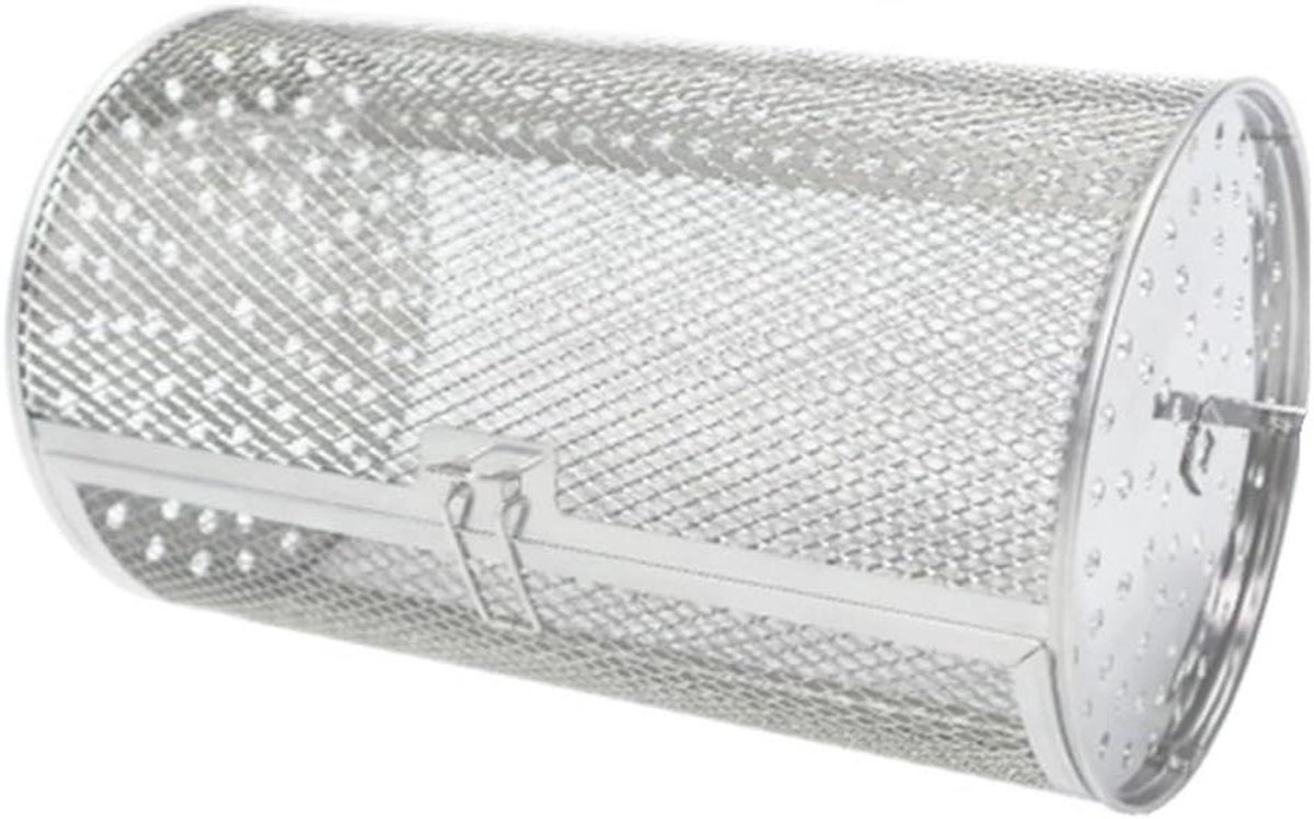 Roterende Ovenmand - BBQ Mand - Noten Roosteren - 360 Graden Draaibaar - Niet gespecificeerd - Zilverkleurig
