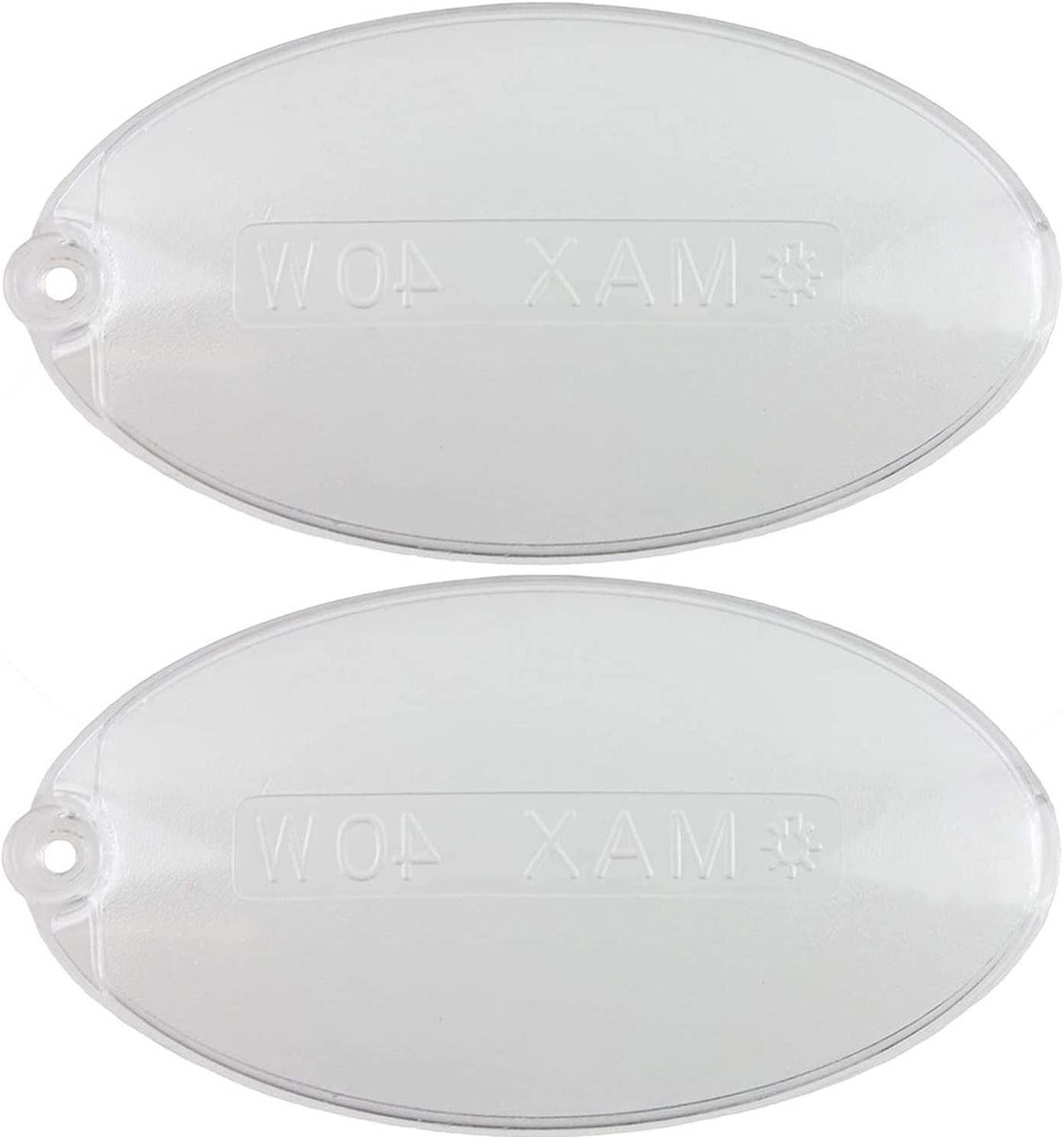 Afzuigkap Verlichting Diffuser Lens Keuken Verfraaien Ovalen Vorm 100 x 52mm Zwart