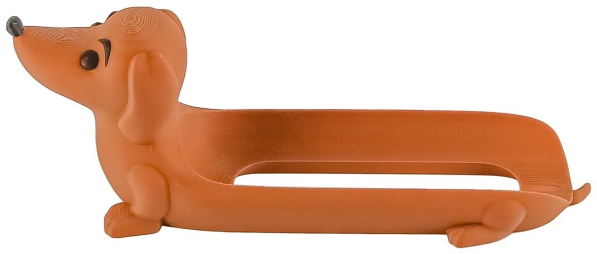SMOAKEZ- Dienblad Teckelvorm - Serveerschaal - Snoepschaal - Dinerbord - Gemakkelijk schoon te maken - 20,8 x 8,2 x 5,9 cm