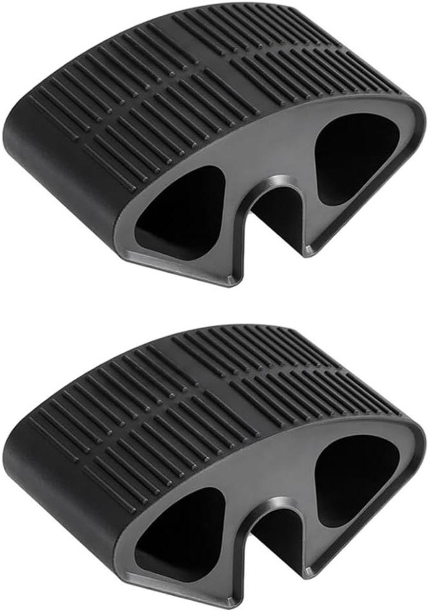 Ladder Treden - Antislip Pads - Veilig Klimmen - Klikbaar Ontwerp - Set van 2 - Zwart