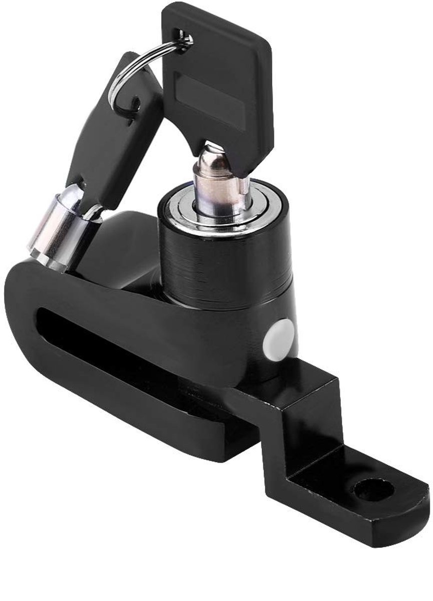 SOUQONE- Schijfremslot met Alarm - Motorslot - Antidiefstal - Beugel - Aluminium - Lichtgewicht - Geschikt voor Motor/Scooter/Fiets - Motorlock