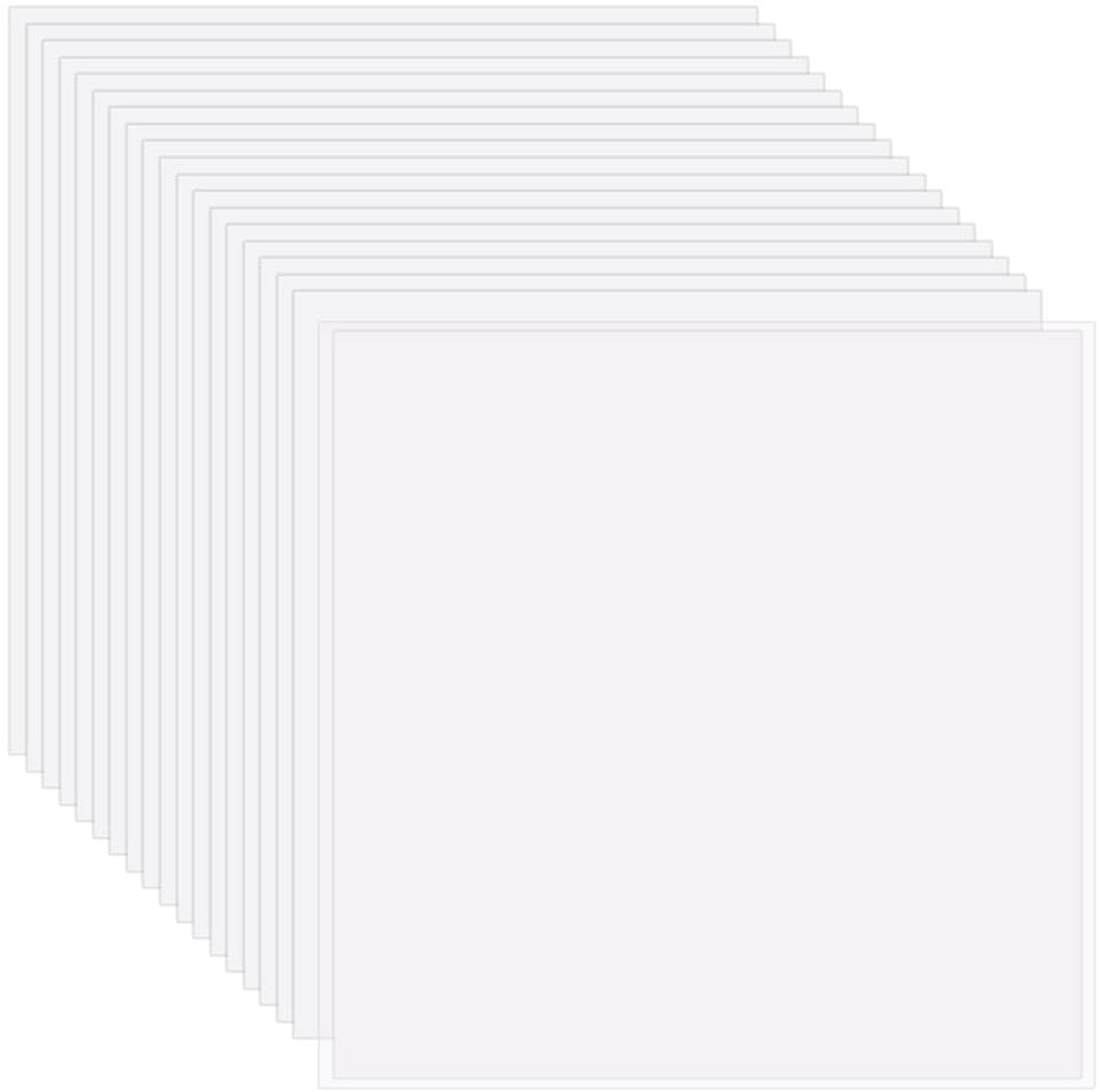 LIVIA HOME- Albumhoezen 100 Stuks - Vinyl Hoezen - Antistatisch - Transparant - OPP - 32,5 x 32,3 cm - Vinylhoezen