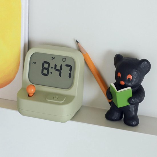 Wekker - Slaaptraining Digitale Wekker - Groot Scherm Stille Leuke Nap Timer, Nachtkastje Nachtkastje Klokken Voor Kinderen Tieners Meisjes Jongens Senioren Slaapkamer Nachtkastje Badkamer Reizen — afbeelding 2