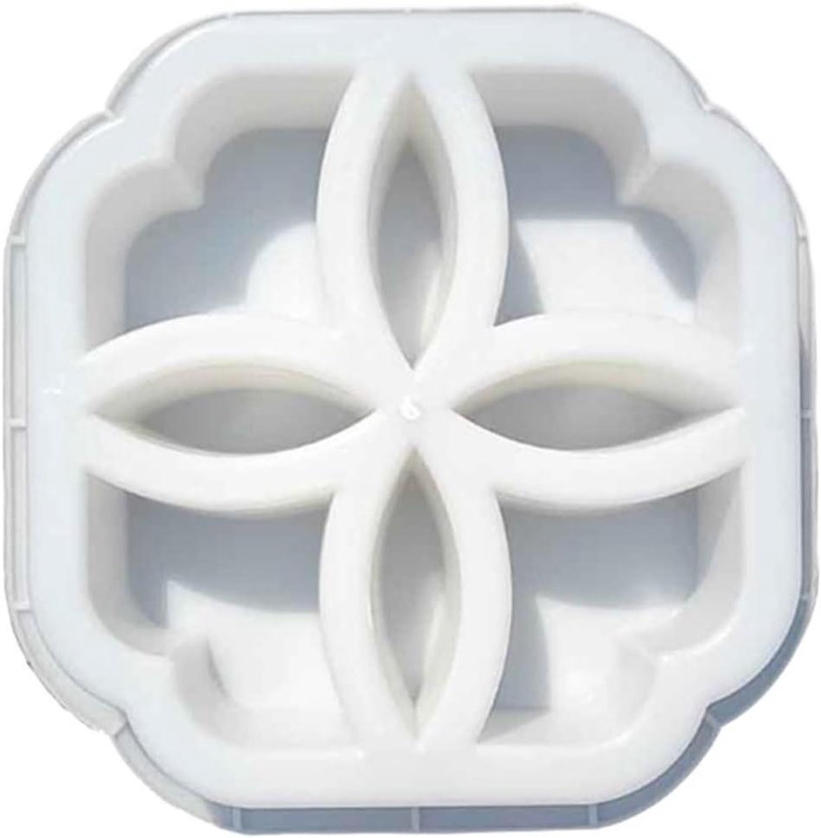 Bestratingsvorm plastic - Beton mal - Tuinpad maken - Herbruikbaar ontwerp - 30 x 30 cm - Wit