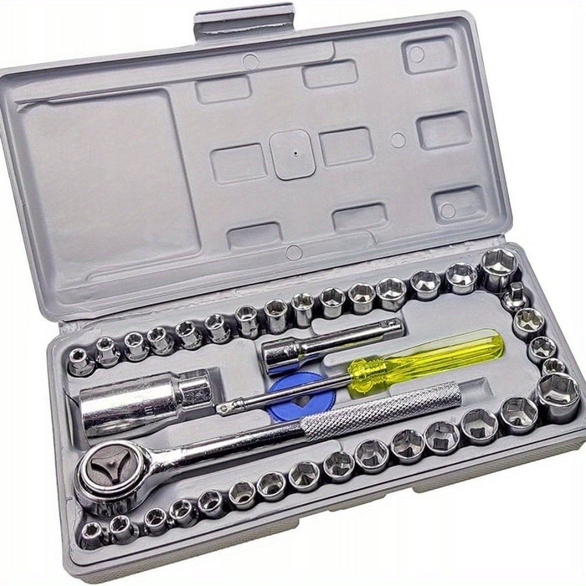 Gereedschapskoffer 40-delige Autoreparatieset met Doppen