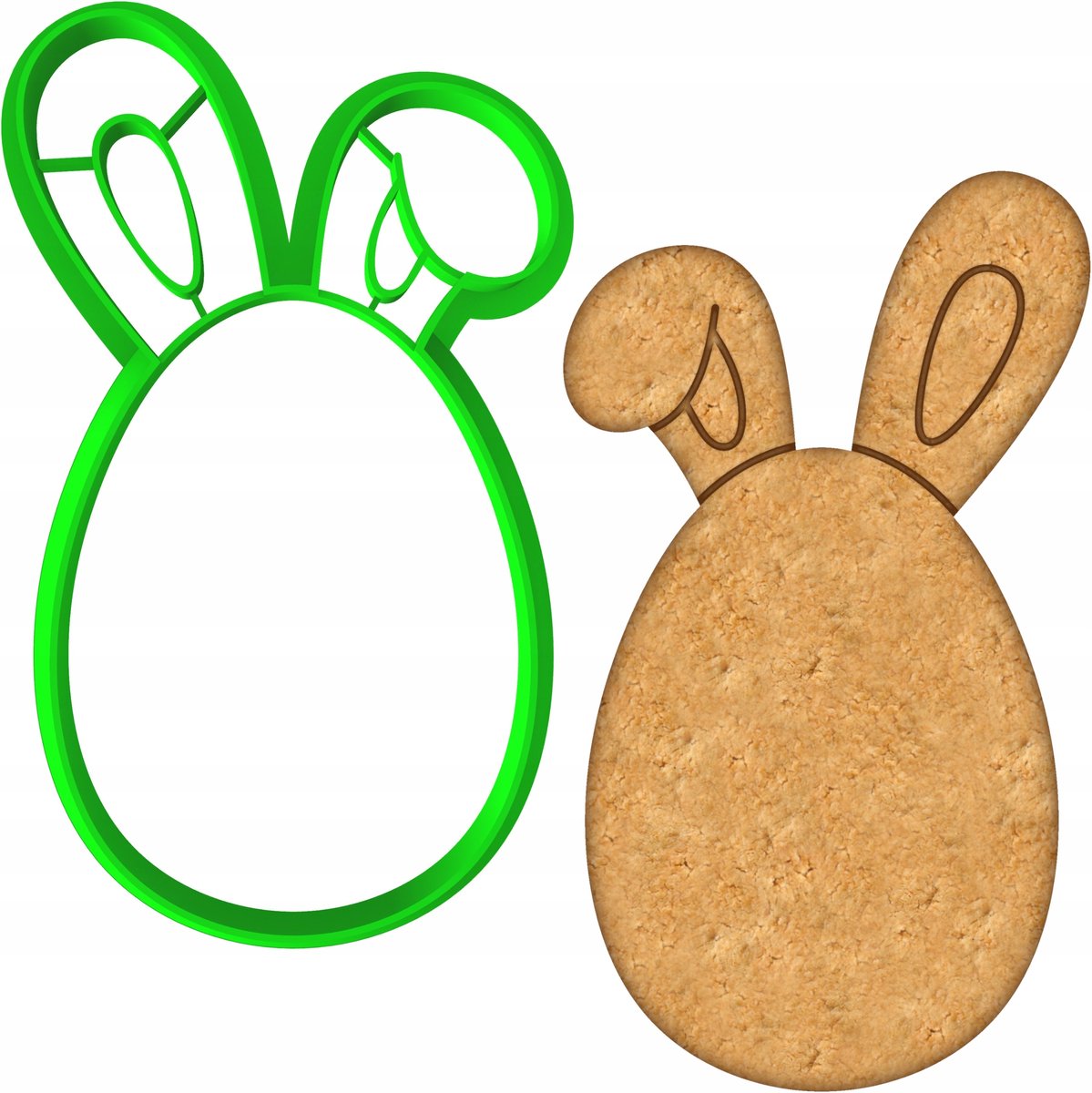 Paasei Koekjesvorm - 8cm - Cookie Master - Pasen