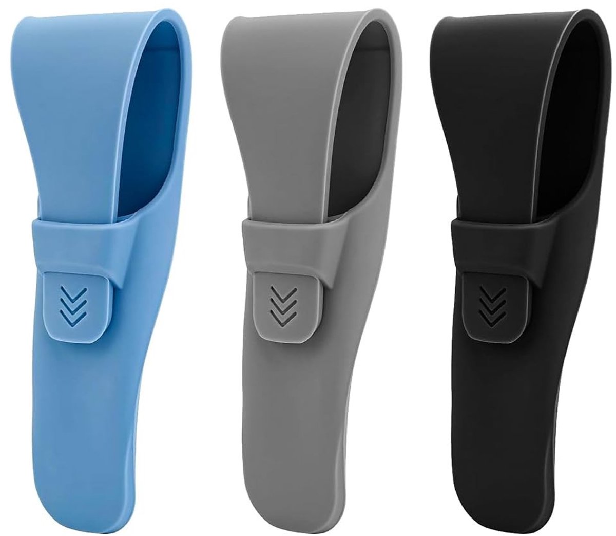 VLEMICO- Opbergzakken Reisvriendelijk - Siliconen - Waterdicht - 3-Pack - 25cm Volledige Lengte - Veilige Sluiting - Toilettas