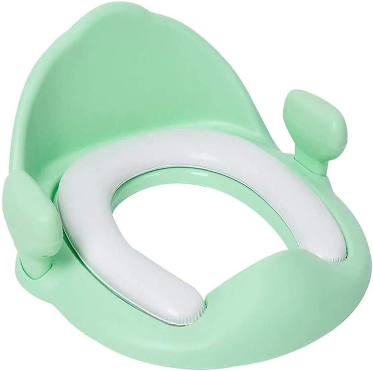 Kinderen toilet zitje - Potty trainer - Zindelijkheidstraining - Met handgrepen - 1-7 jaar - Groen