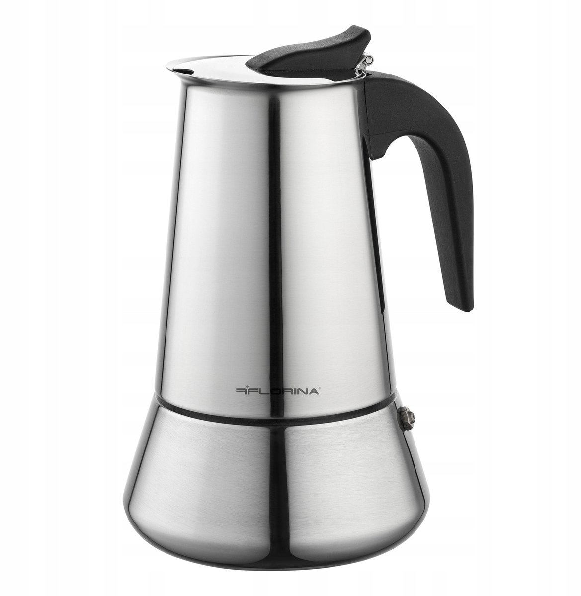 Florina Linda Koffiezetter 450ml RVS - 9 Kopjes - Geschikt voor Inductie