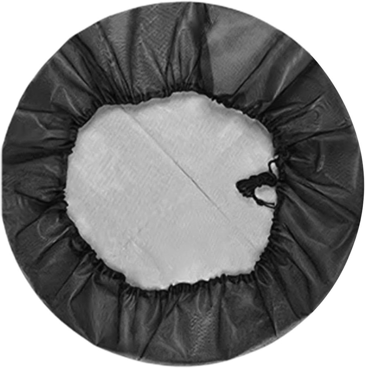 Regenton Net - Water Opvang - Schoon Water Houden - Winddicht Trekkoord - 60 cm Diameter - Zwart