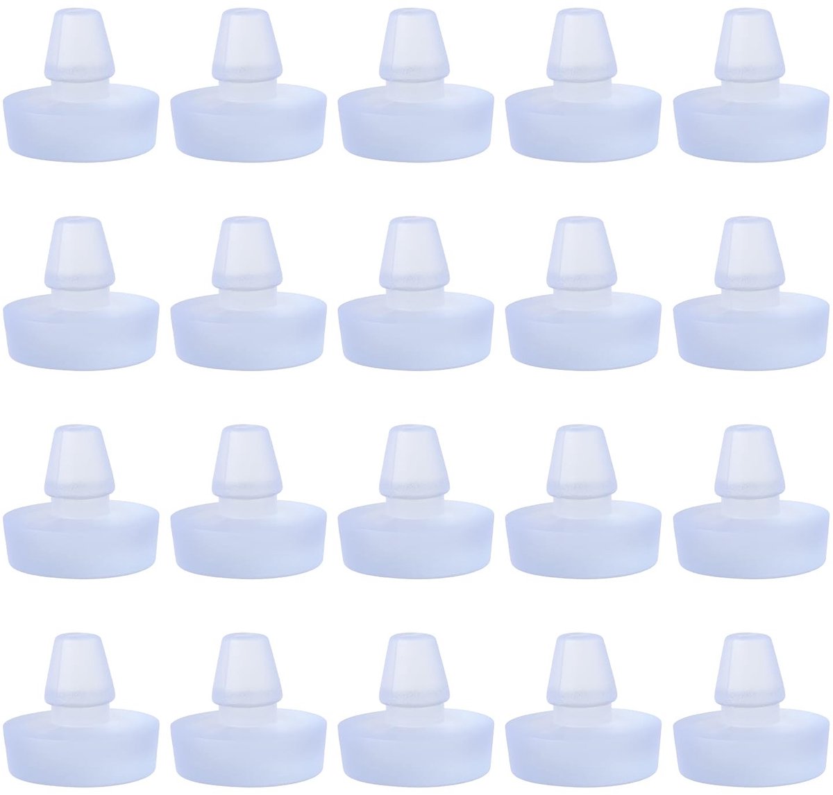 Dailygoods - 30 Stuks Glazen Tafelblad Bumpers voor Meubels met 1/4 Inch Gat
