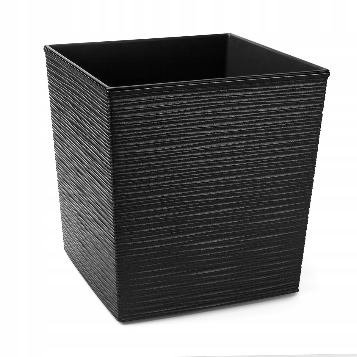 Juka Pot Lamela Met Inzet - Zwart Vierkant 30x30x31cm