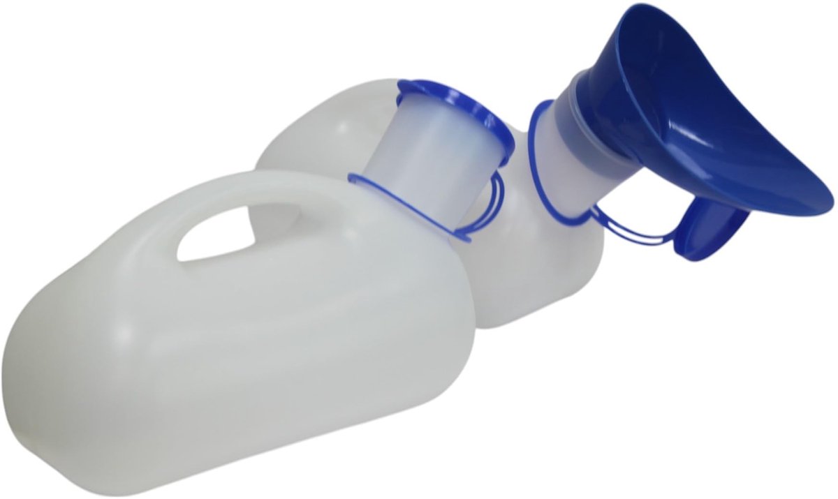 Dailygoods - Draagbaar Uniseks Urinoir - Comfortabel Gebruik - Handige Adapter - Compact Formaat - Veilig Transport - Ideaal voor Reizen - Geschikt vo...