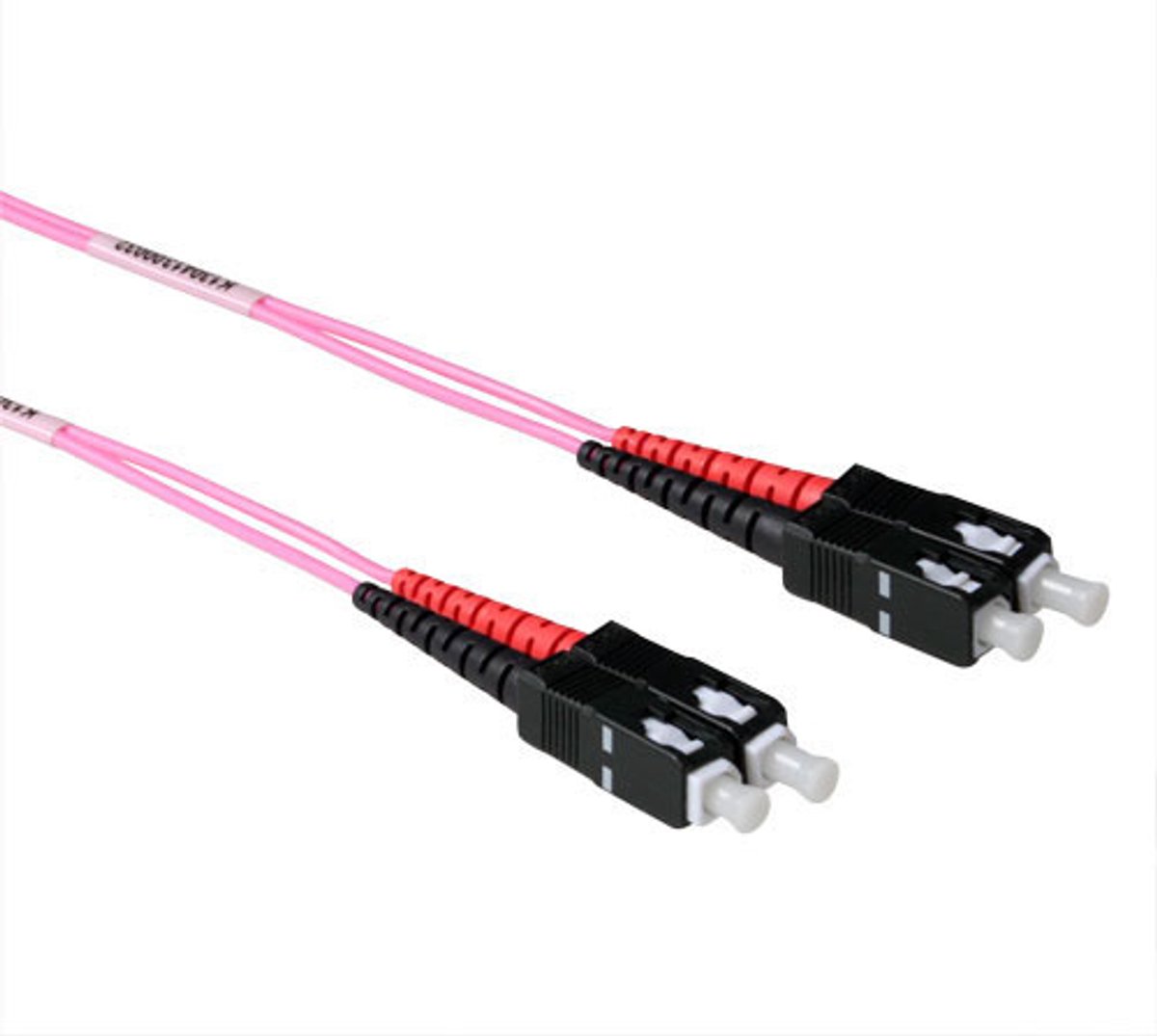 ACT RL3707 Glasvezel Patchkabel Duplex LSZH - SC/SC 50/125µm OM4 - 7 meter
