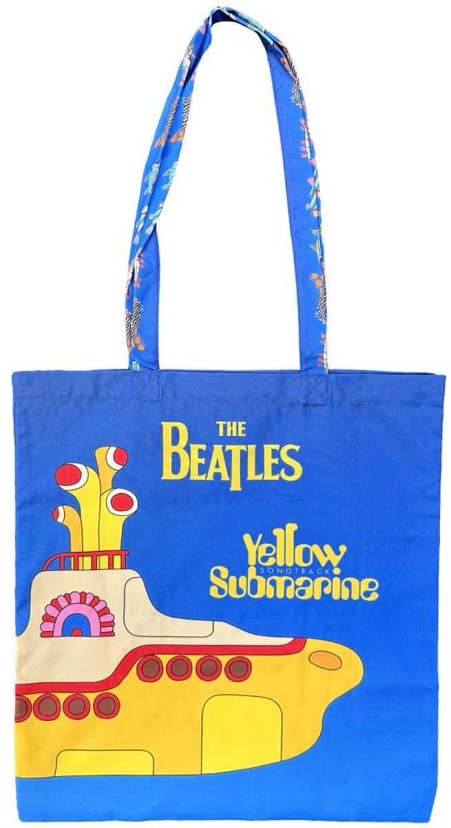 The Beatles - Yellow Submarine Schoudertas/Shopper - Blauw/Geel