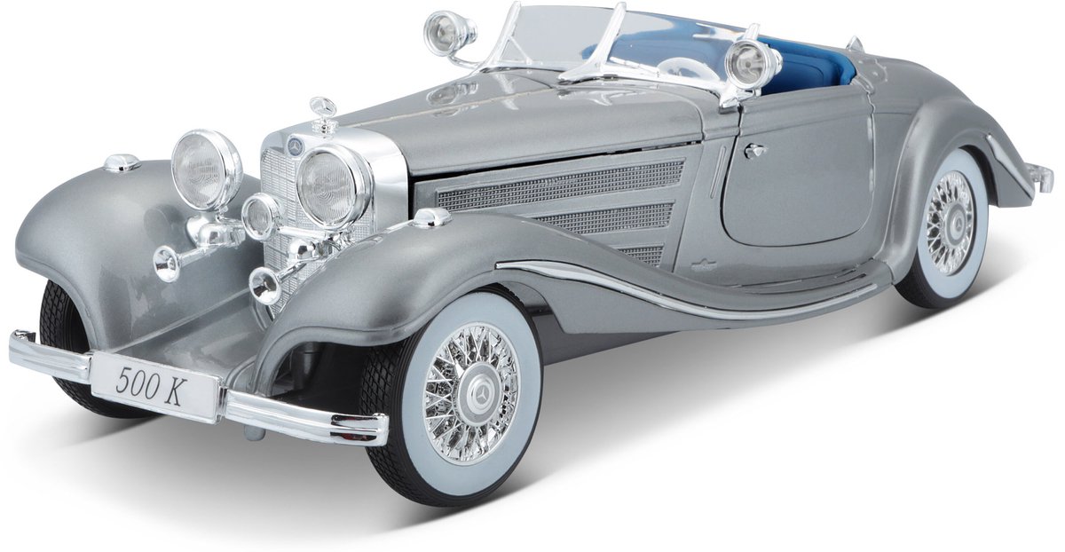 Modelauto Mercedes 500K Special Roadster 1:18 - speelgoed auto schaalmodel — afbeelding 21