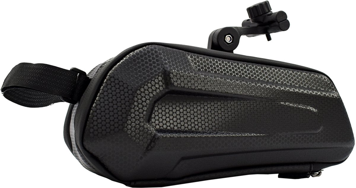 Waterdichte fietszadeltas van 1,2 l – Opbergtas voor onder het zadel met klikbevestiging voor mountainbikes, racefietsen en gravelbikes