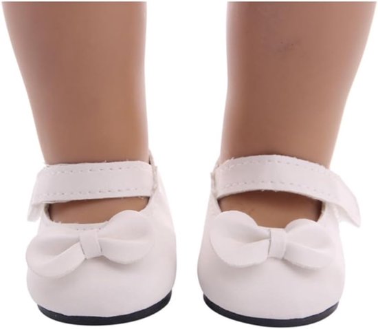 Schattige Poppenschoenen met Strik voor 18 Inch Poppen van Merkloos — afbeelding 3