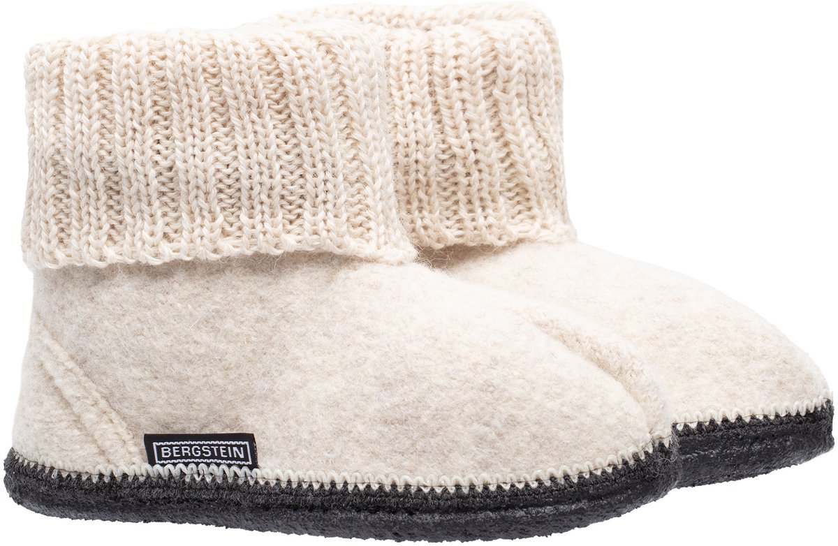 Bergstein Cozy Unisex Junior Sloffen - Off-White