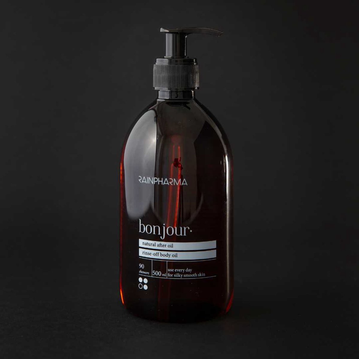 RainPharma After Oil Bonjour - 500 ml - Verkwikkende Douche Olie & Lichaamsolie Ochtend - Rinse-Off Formule