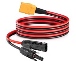 Solar Kabel 10AWG 6FT XT90 Female Connector voor Zonnepaneel