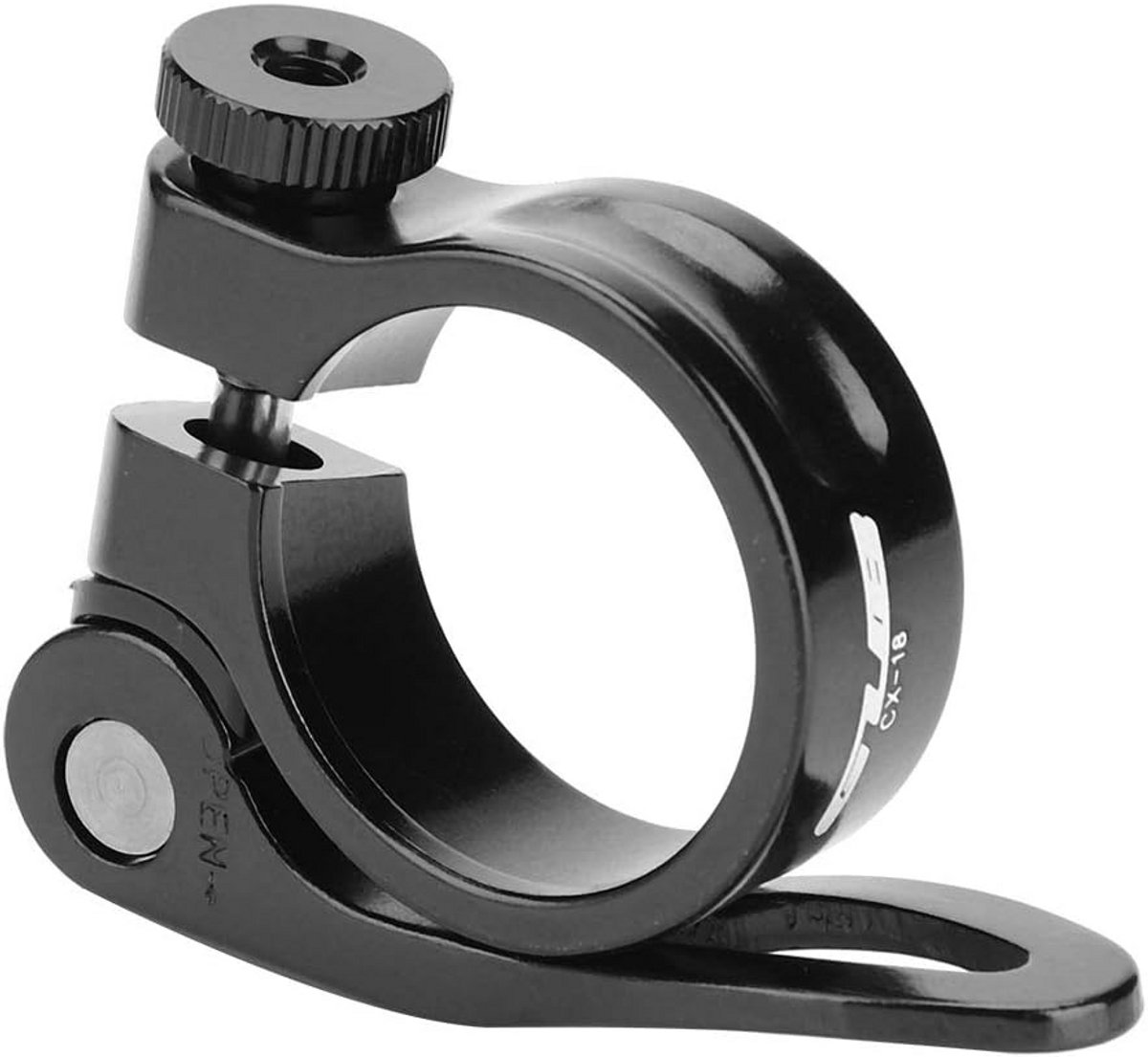 Zadelpenklem - Fietsonderdeel - Fiets Zadel Verstellen - Snelspanner - 31.8mm - Zwart