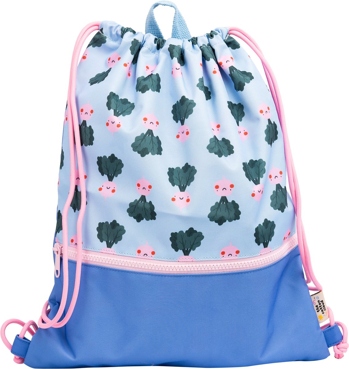 The Cotton Cloud gymtas veggie 39x30cm