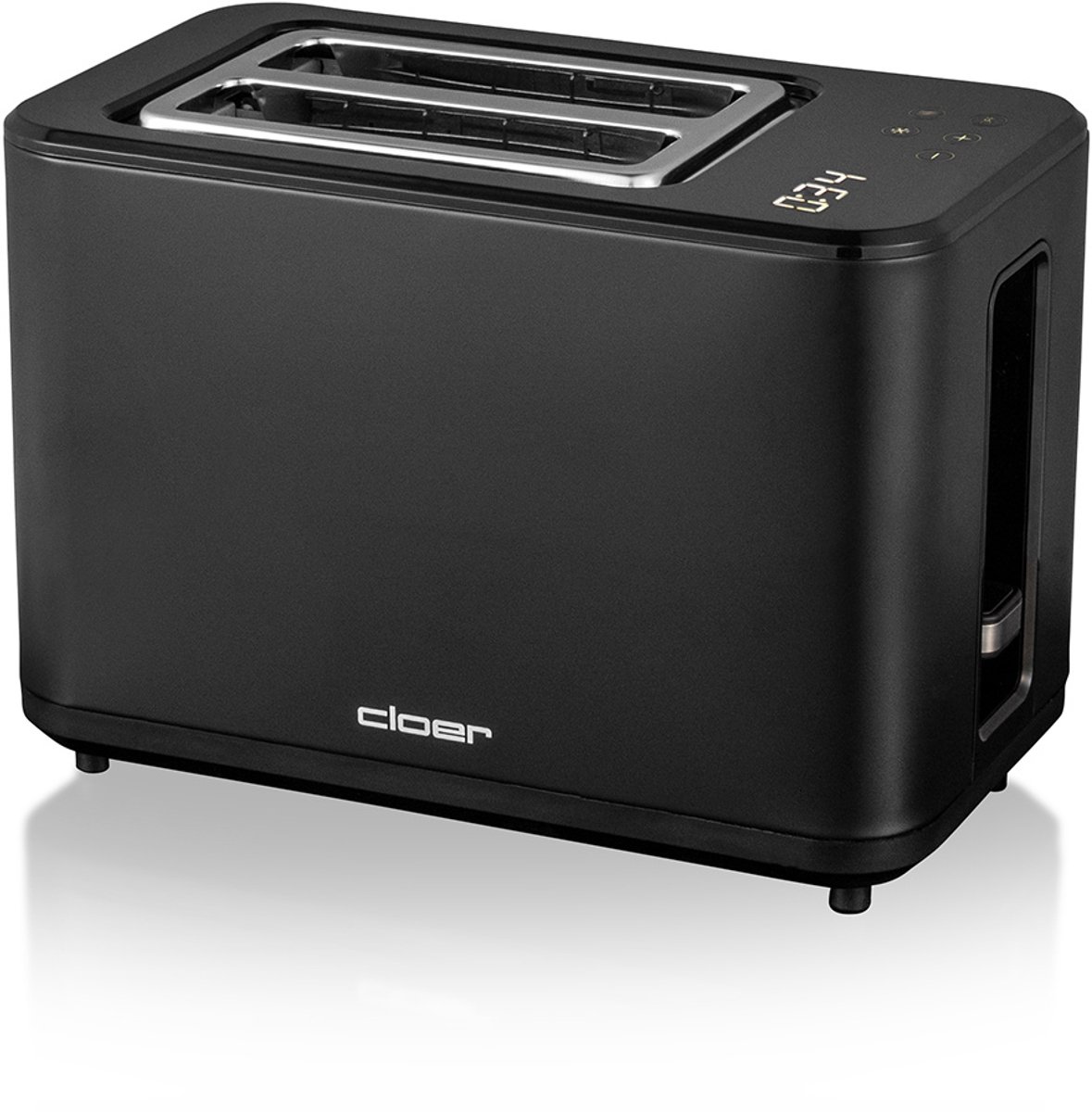 Cloer 3930 broodrooster 2 snede(n) 900 W Zwart