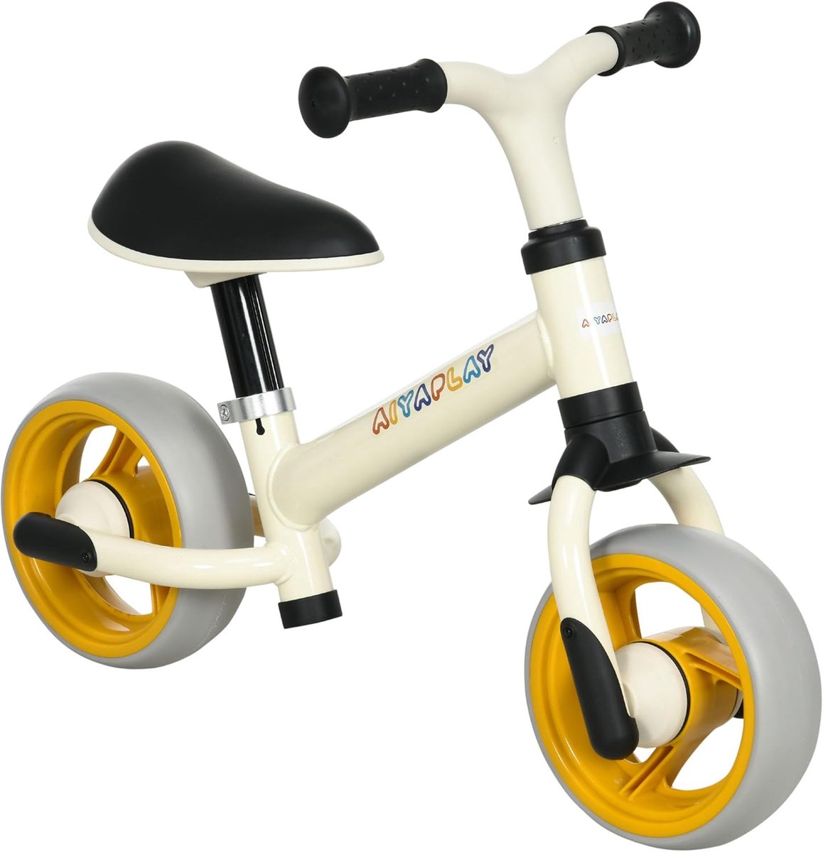 Loopfiets voor baby's Eerste fiets Balans ontwikkelen Verstelbare zitting 665 cm lengte Oranje