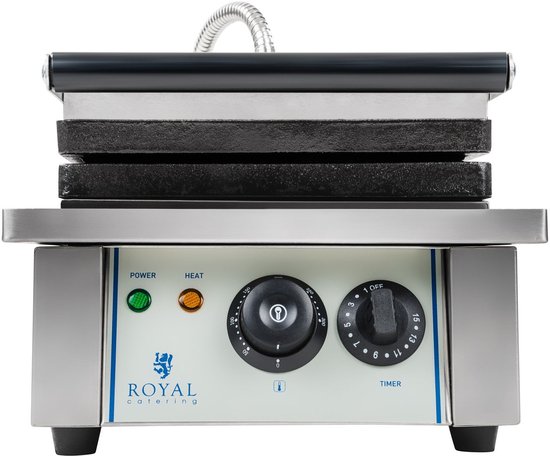 Royal Catering RCWM-2000-E - Professionele Gofrownica - 2 Gofry - Belgische Stijl - Roestvrij Staal van Royal Catering — afbeelding 4