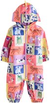 Next - Meisjes - Regenpakje met fleece voering - Roze
