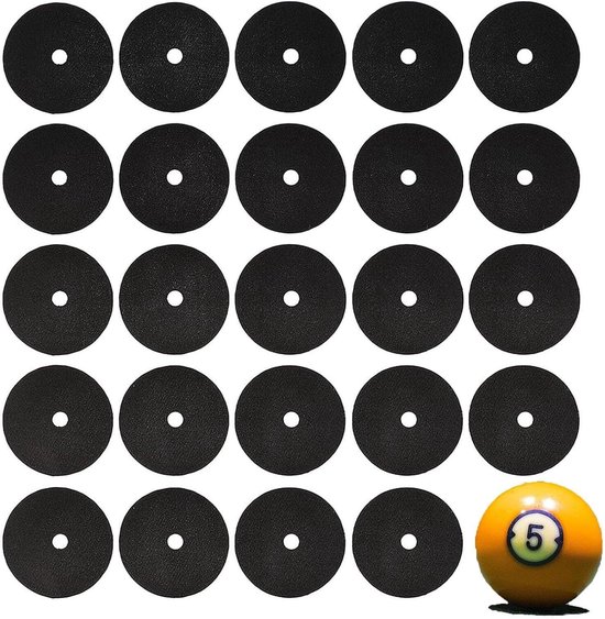 35 Stuks Pooltafel Markeringen - Zelfklevende Positie Stickers voor Biljart en Snooker van Merkloos — afbeelding 5