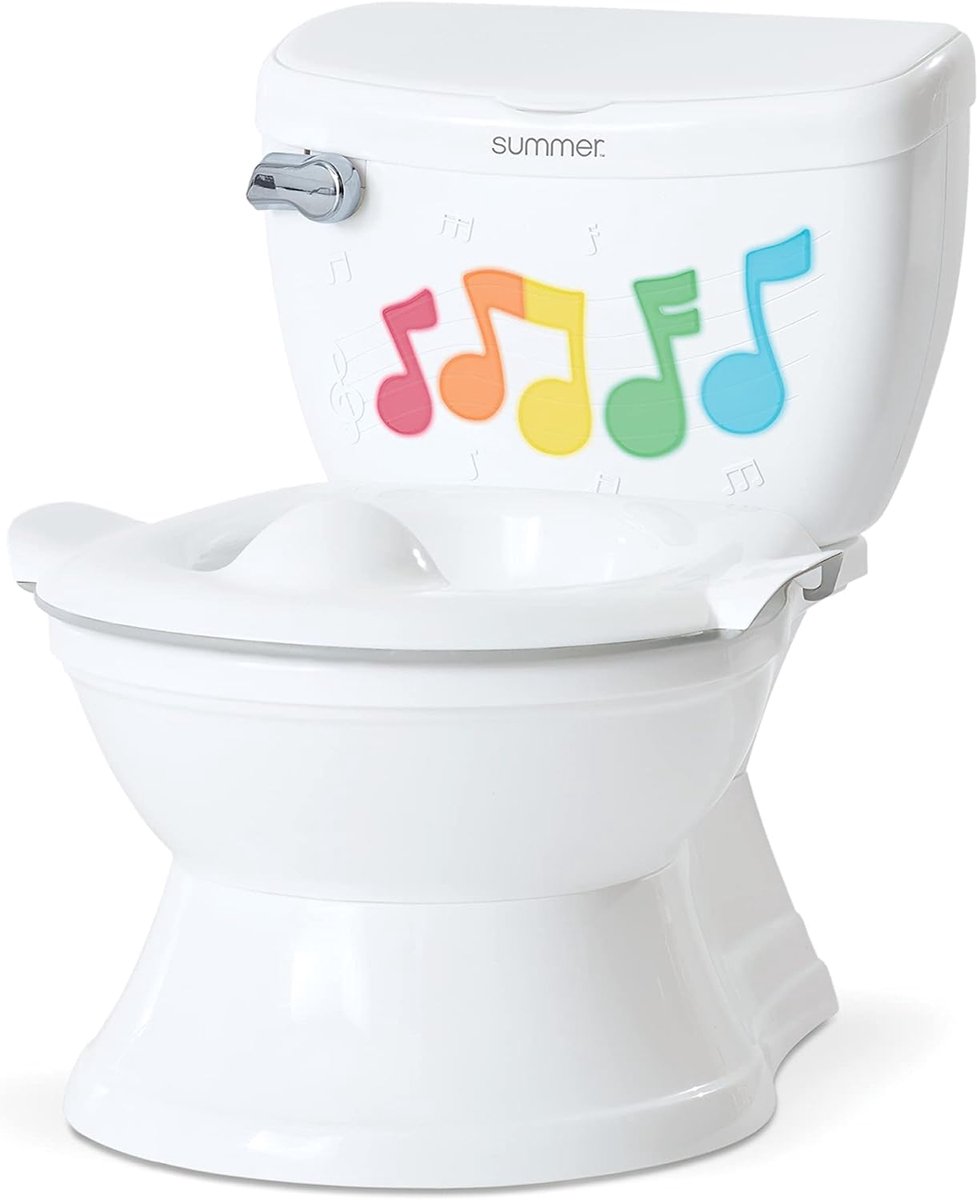Potje met Muziek - Kinder Potje - Zindelijkheidstraining - Interactieve Lampjes - Standaard Formaat - Wit