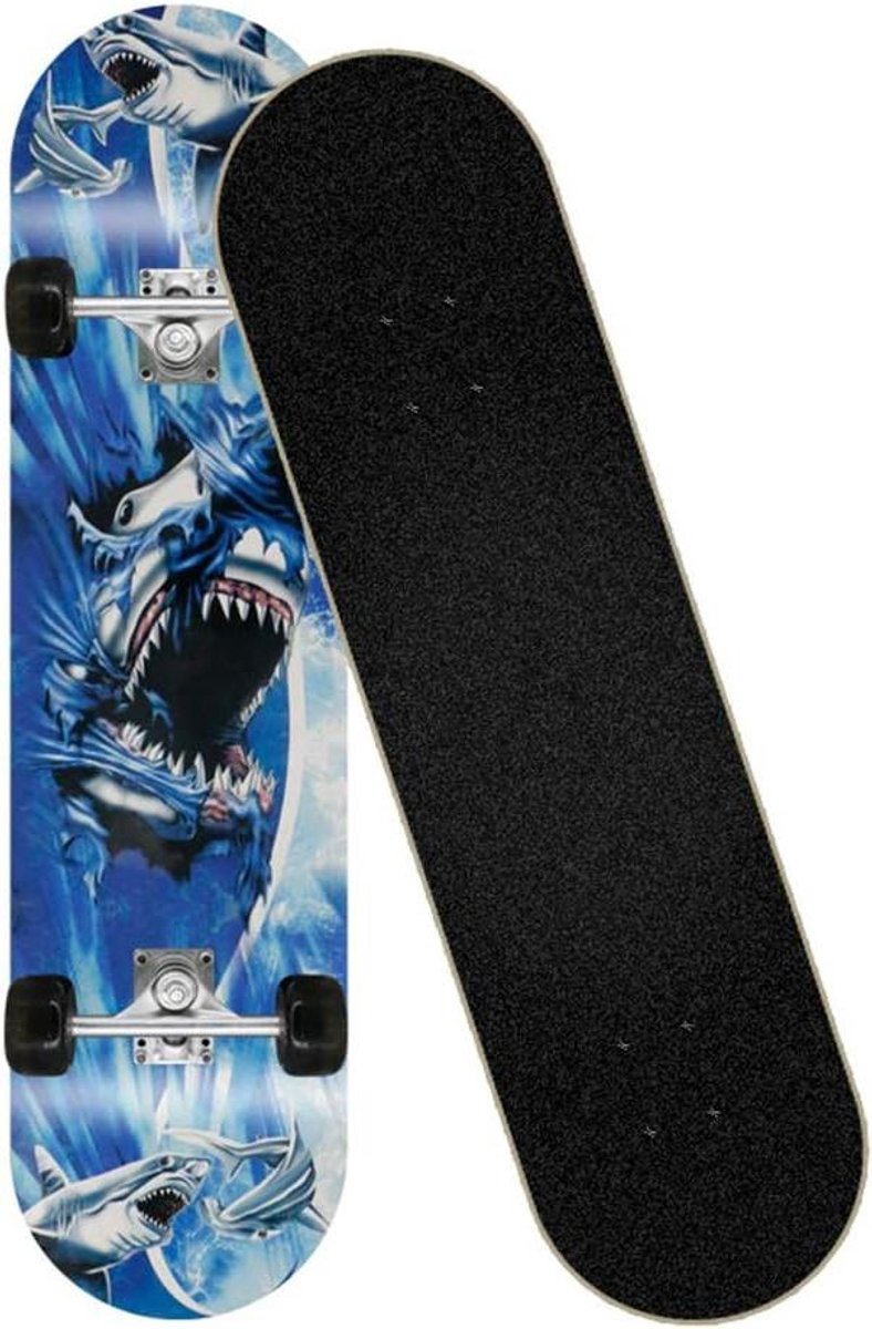 Compleet Skateboard Cruiser Board Stunts en Tricks Dubbele Kicktail Design 31 x 8 inch