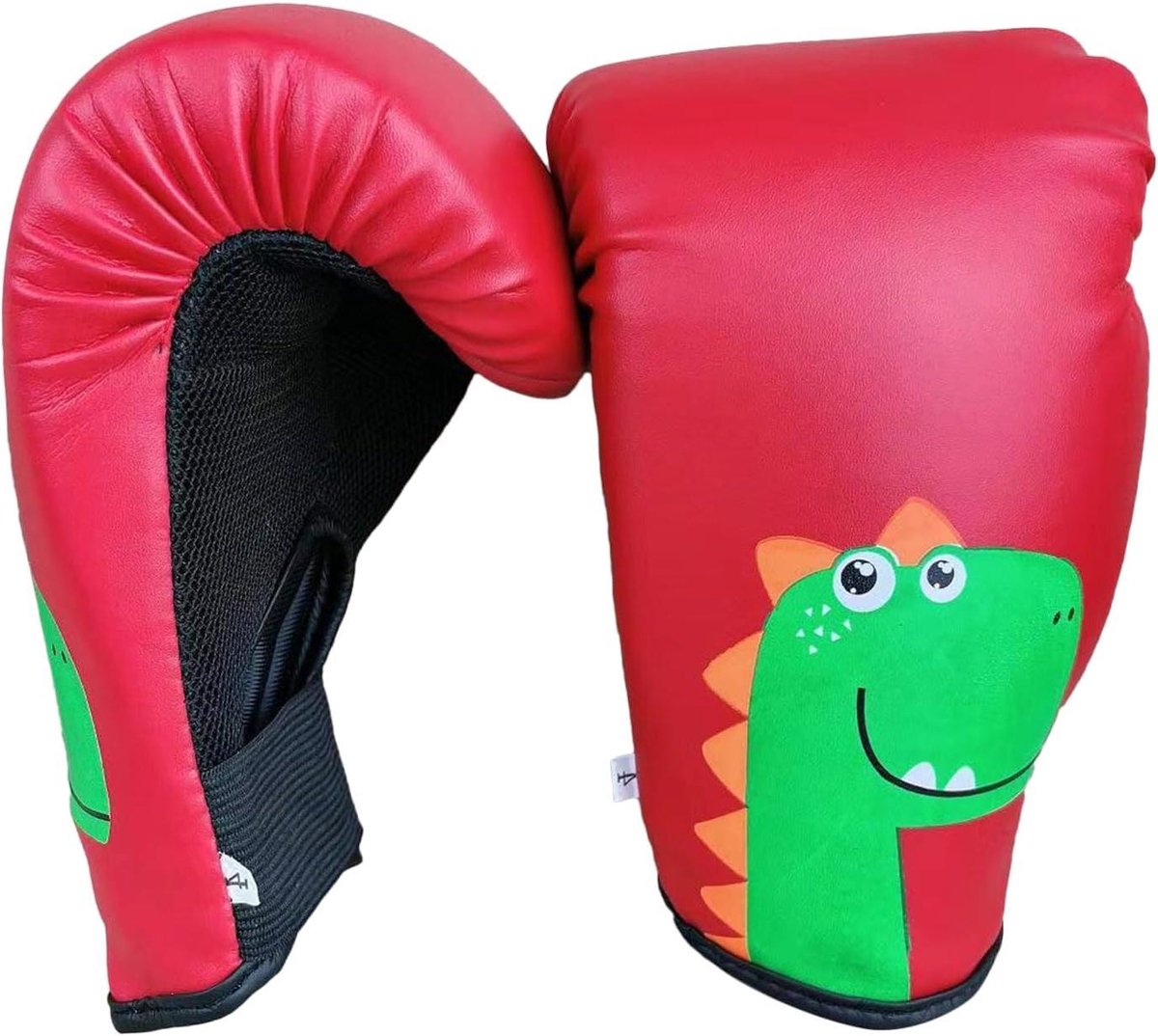Kinder Kickbokshandschoenen - Bokshandschoenen Jeugd - Sport Training - Ademend Mesh - 3-8 Jaar - Rood