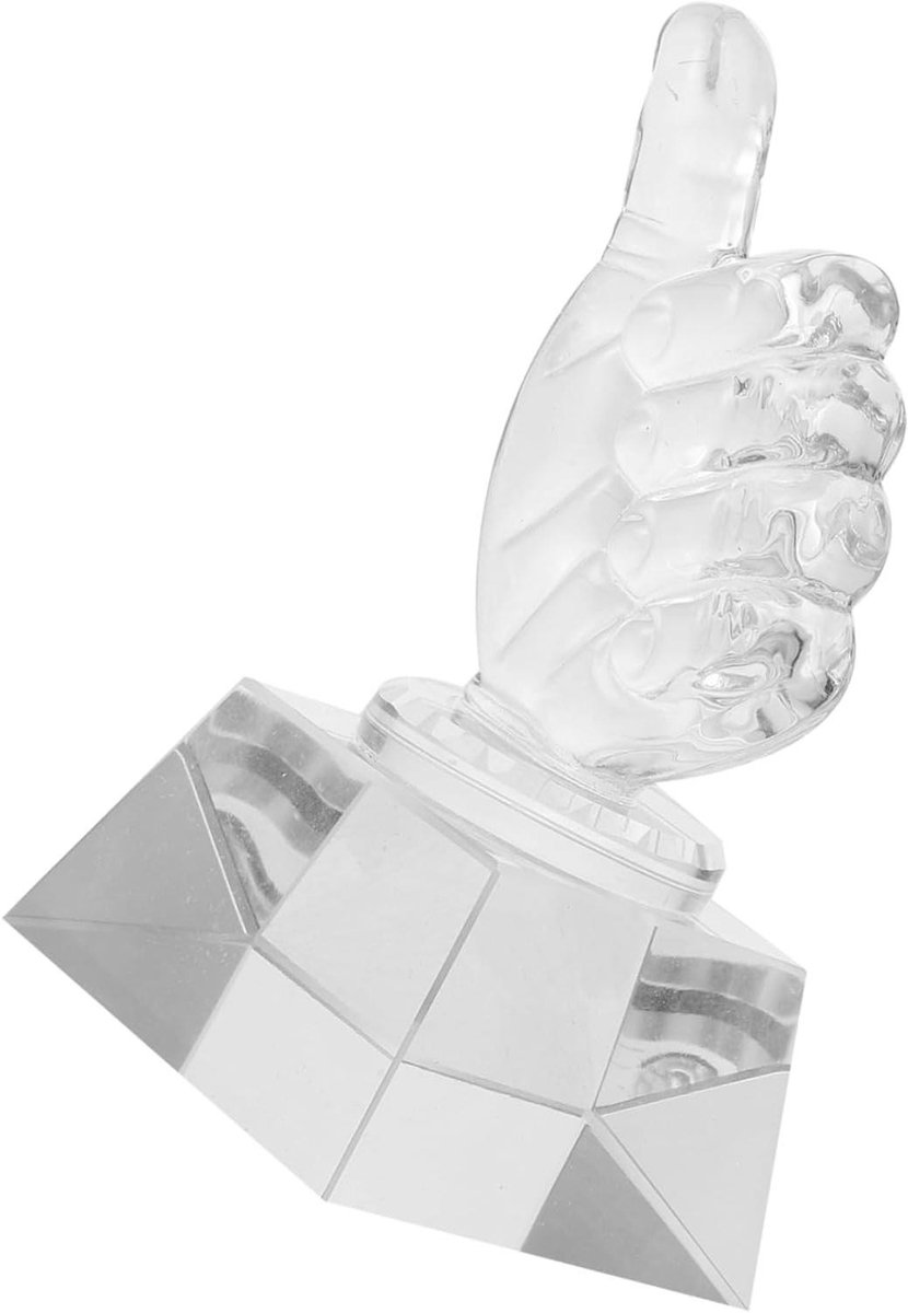 Voetbal Trofee - Kinderbeker Duim Omhoog - Wedstrijden Belonen - Realistische Look - XL - Goud