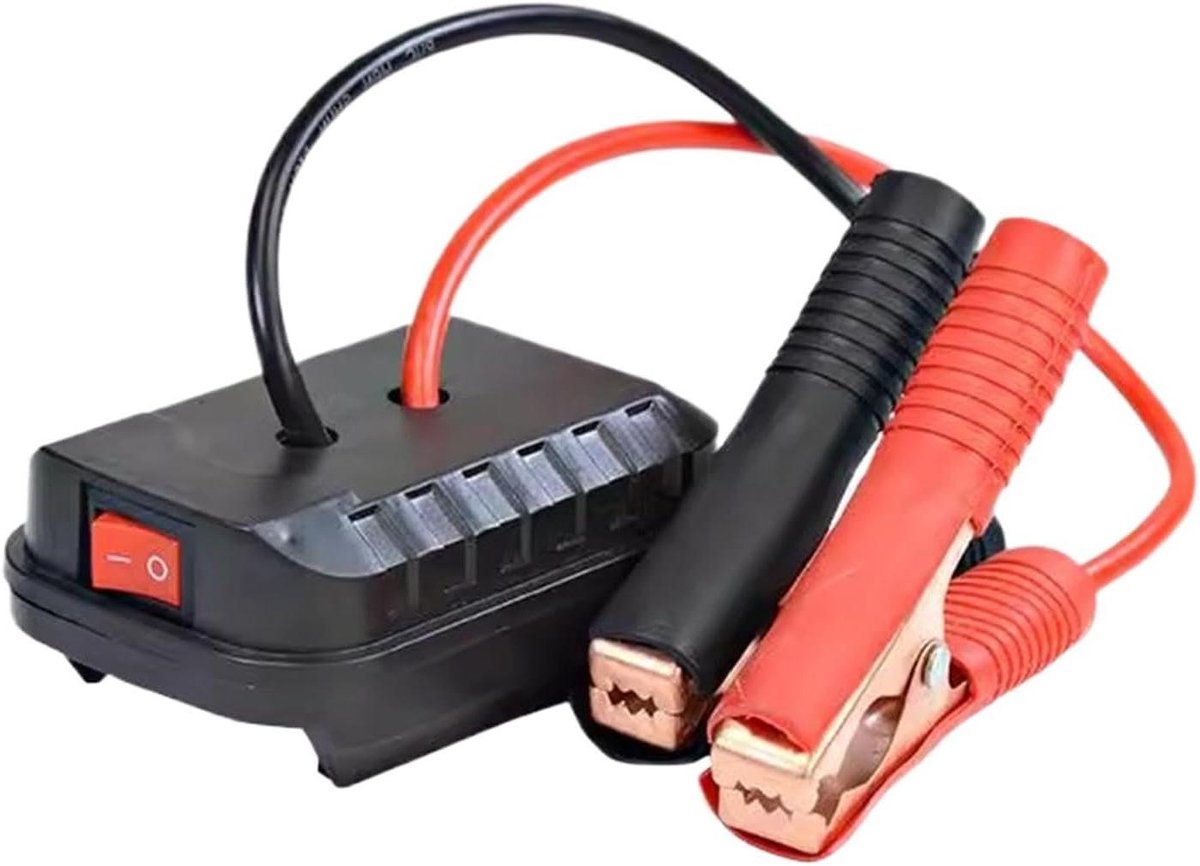 Draagbare Accu Starter - Noodstroom Adapter - Auto Starten - Hoge Duurzaamheid - Compact Formaat - Zwart