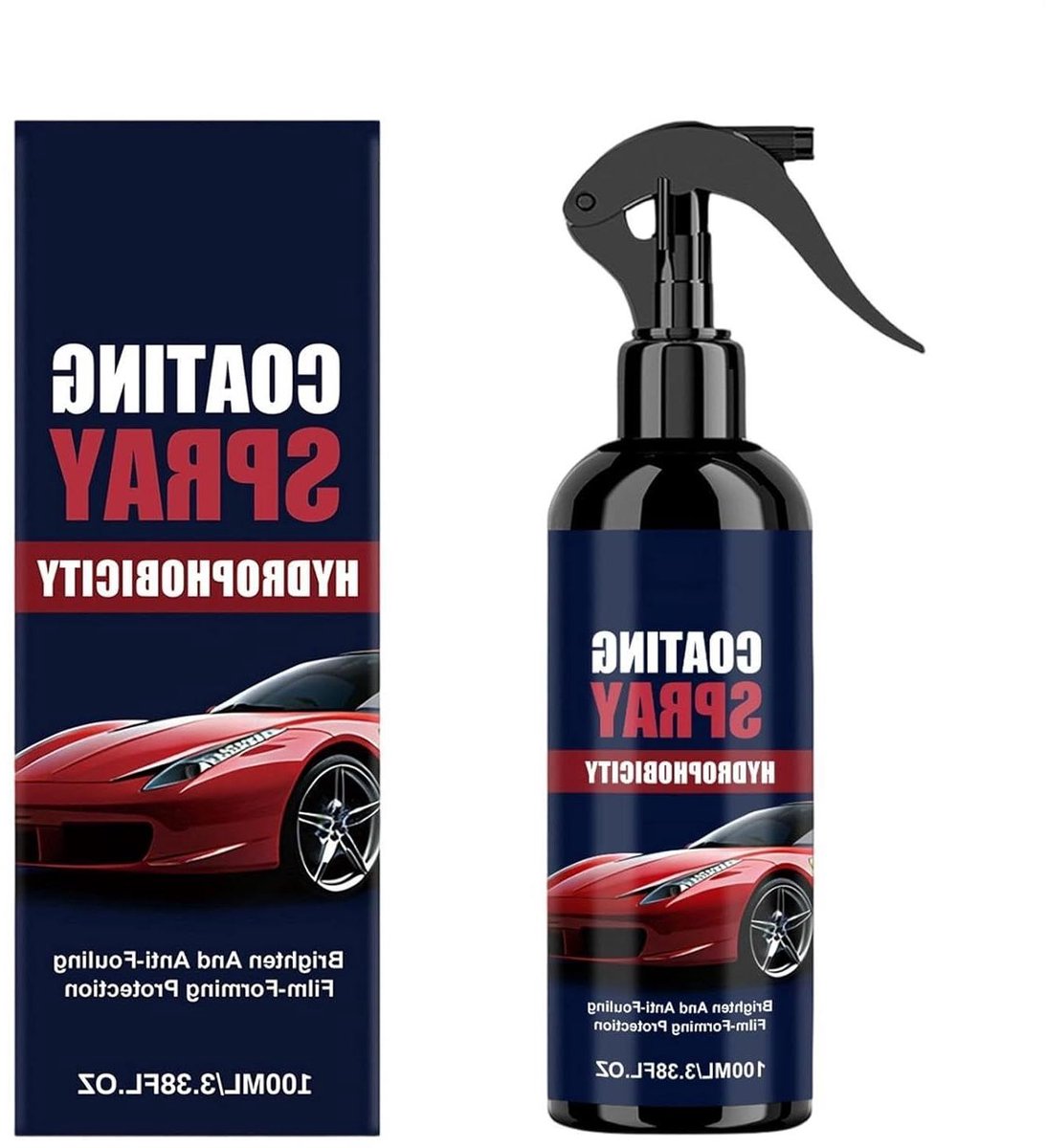 Auto Coatingmiddel - Lakbescherming Spray - Voertuig Onderhoud - Hydrofobe Eigenschappen - 100 ml - Glanzend