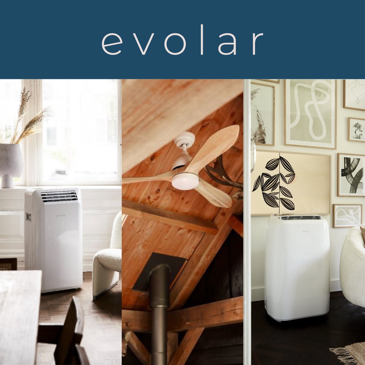 Evolar Mobiele Smart Airco - 7000 BTU - WiFi - App & Afstandsbediening - Airconditioner - met Afvoerslang - Slaapkamer, Woonkamer, Thuiskantoor - EVO-007CW thumbnail 8