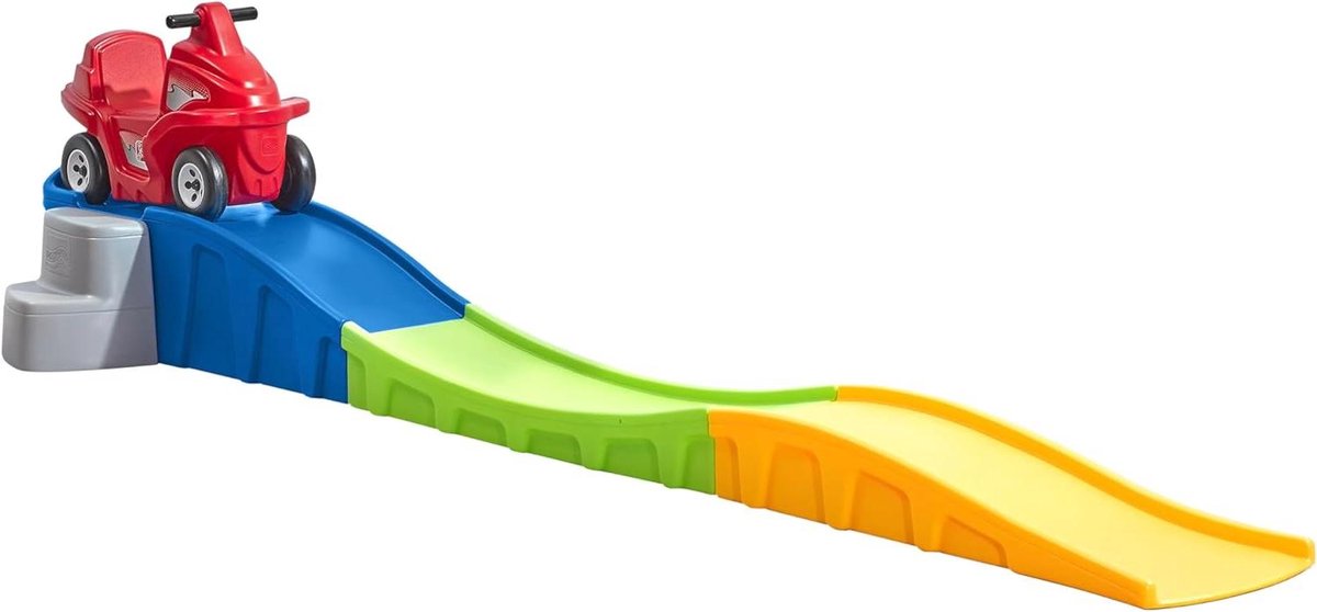 Kinderachtbaan - Speelgoed achtbaan - Buiten spelen - Veilig rijden - 3 meter baan - Multicolor