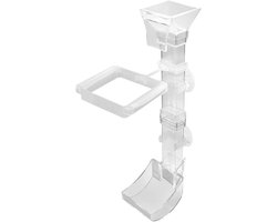 Aquarium Voederautomaat - Voerbuis Vis - Automatisch Voeren - Anti-verspreidingstechnologie - 28 cm - Transparant