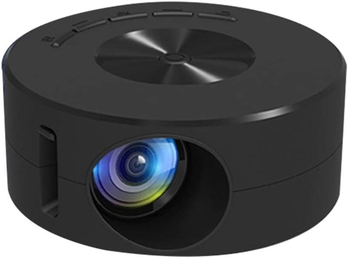 Mini Projector - Draagbare Beamer - Home Cinema - Mobiele Stroomvoorziening - 100 inch Beeld - Zwart