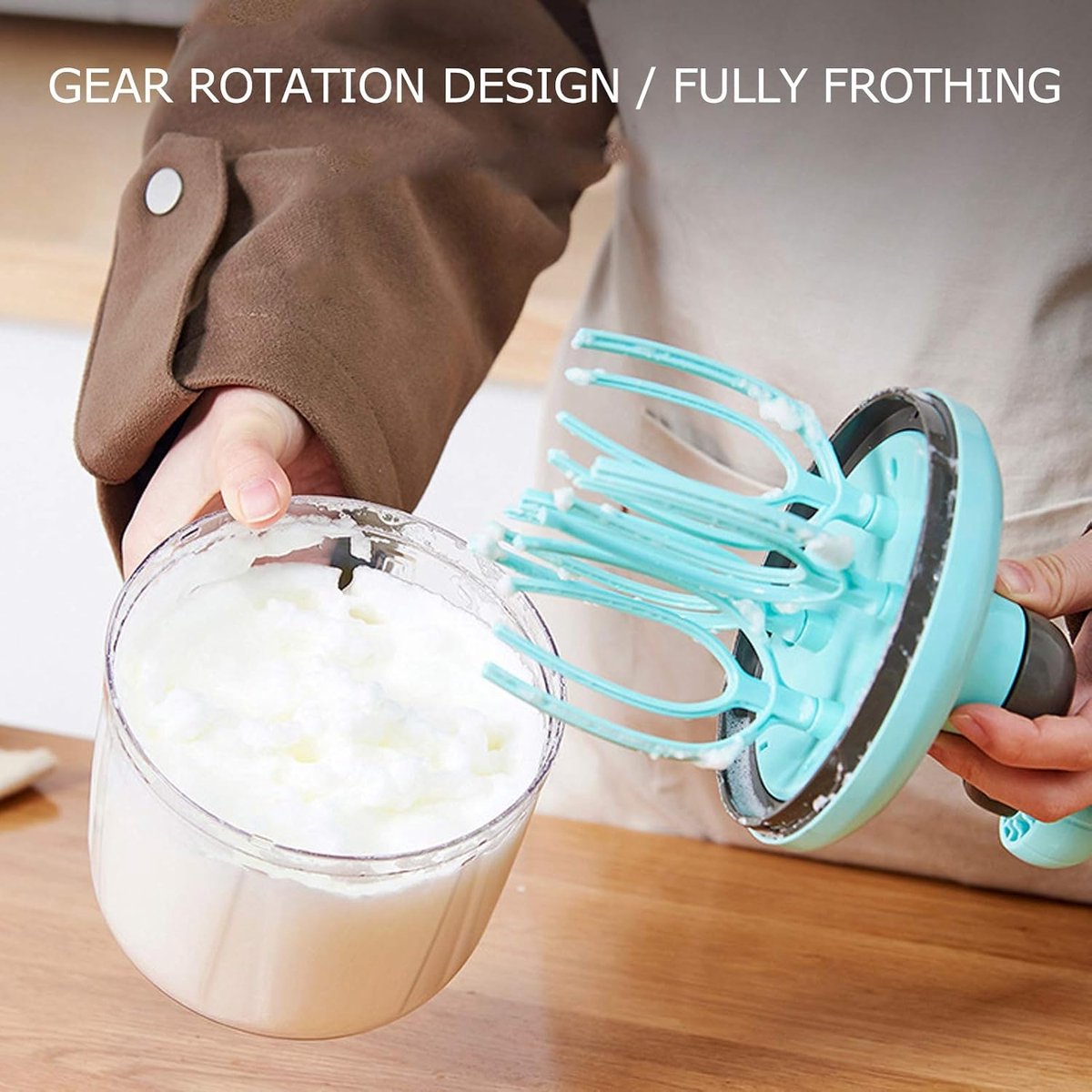 Garde Roommixer - Eiermelkschuimer - Bakken en Koken - Efficiënt Mengen - 245x135cm - Zwart
