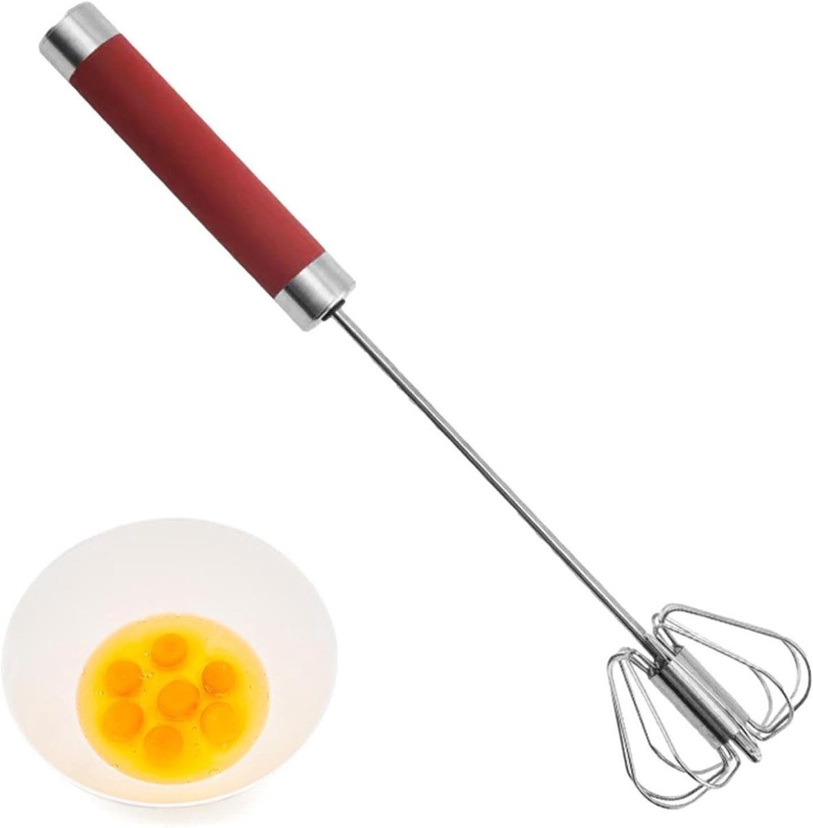 Garde - Ei Klopper - Beslag Maken - Semi-automatisch - 30 cm - Rood