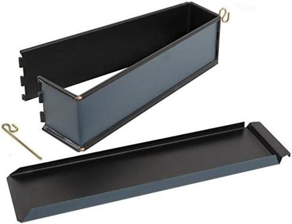 Taartvorm - Bakvorm - Zelf Bakken - Antiaanbaklaag - 30 cm - Zwart