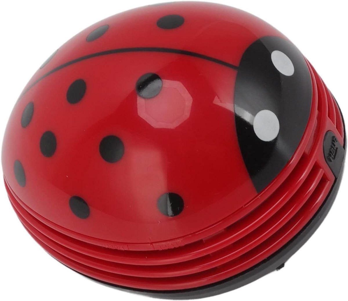 Bureaustofzuiger - Mini stofzuiger - Bureau schoonmaken - Ergonomisch roterend ontwerp - 11x9x7 cm - Rood lieveheersbeestje