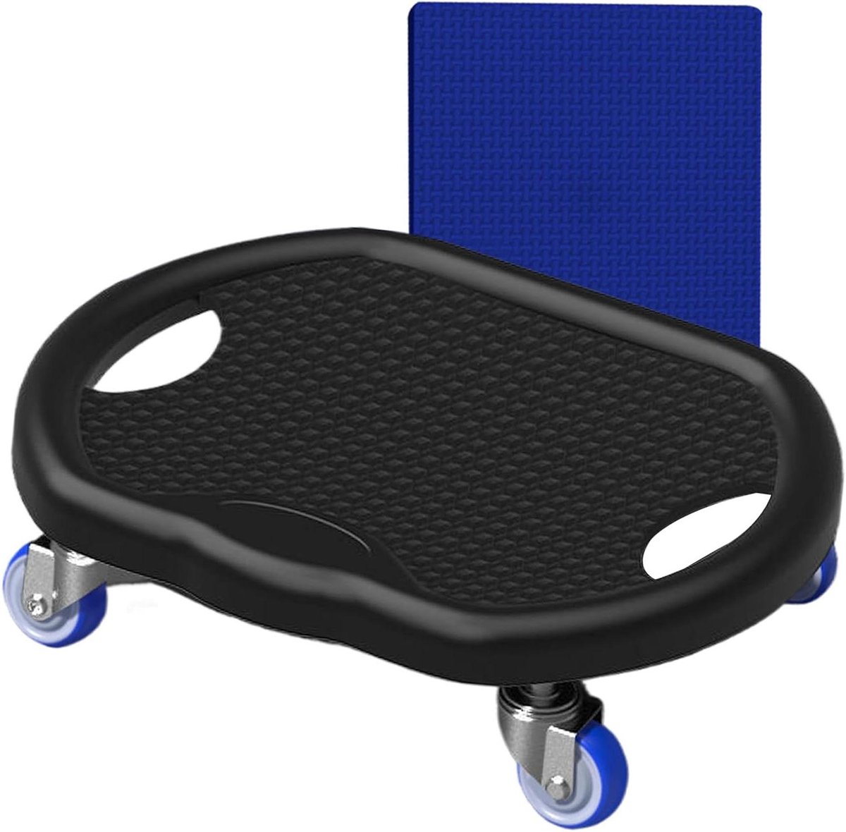 Buikroller Wiel - Core Trainer - Thuistraining Buikspieren - Stille Afroller - 32 cm - Zwart