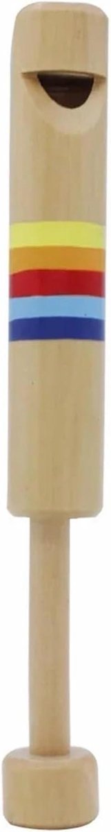 Glijdende Fluit - Houten Fluitje - Muziek Maken - Verstelbaar Geluid - 23.5 cm - Houtkleur